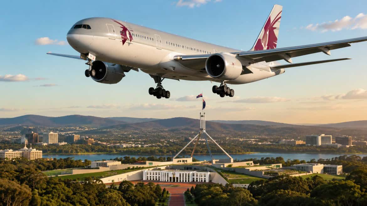 Qatar Airways Elevates Connectivity with Boeing 777 Flights to Canberra
