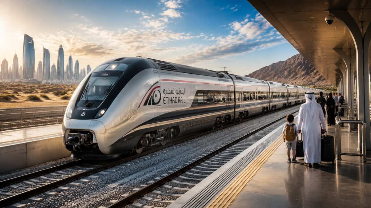 Etihad Rail Implements New Passenger Fines as UAE Train Service Expands