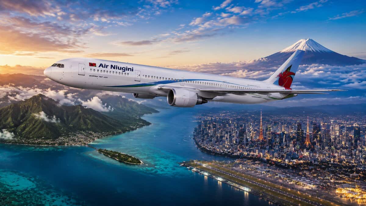 Air Niugini Resumes Direct Flights from Port Moresby to Tokyo Narita After Six Years