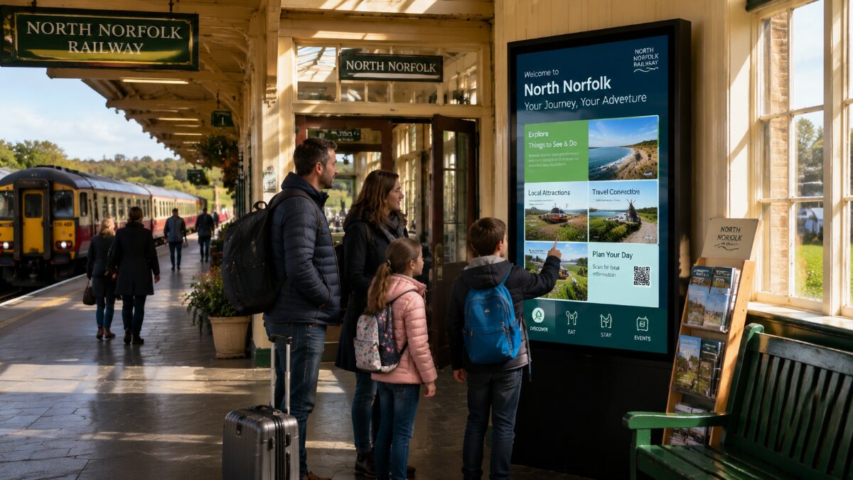 Enhancing Travel Experience: North Norfolk Stations Launch Digital Information Screens