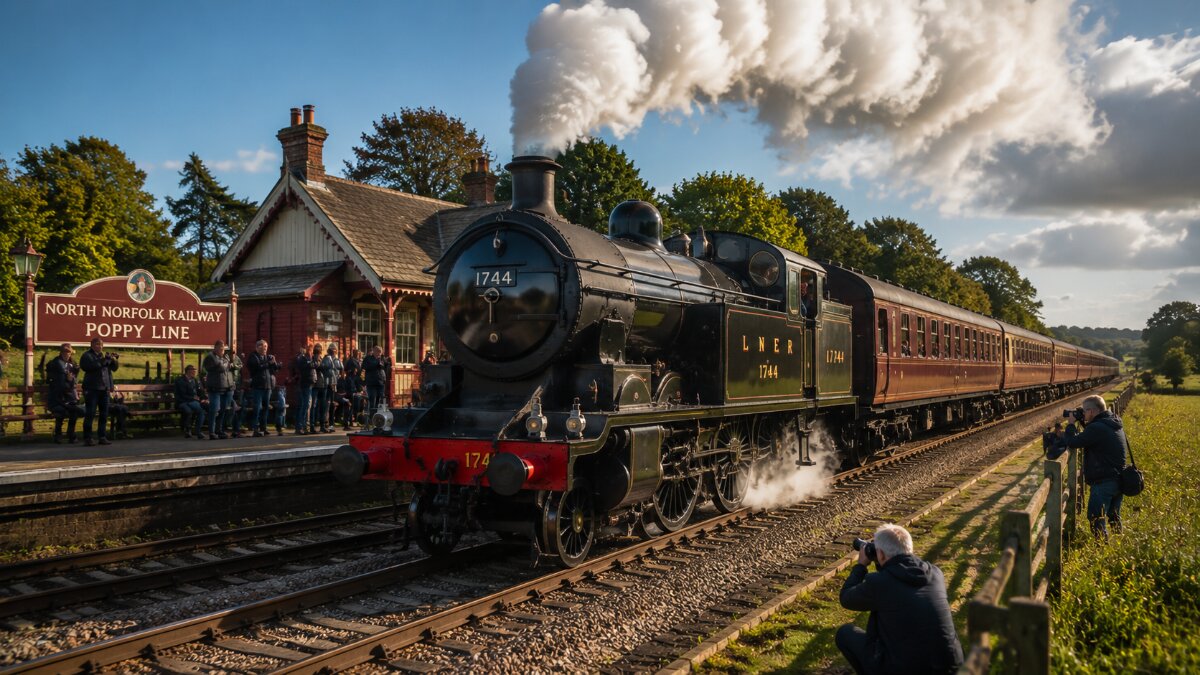 Historic 105-Year-Old Steam Engine to Make a Comeback at North Norfolk Railway’s Poppy Line Event