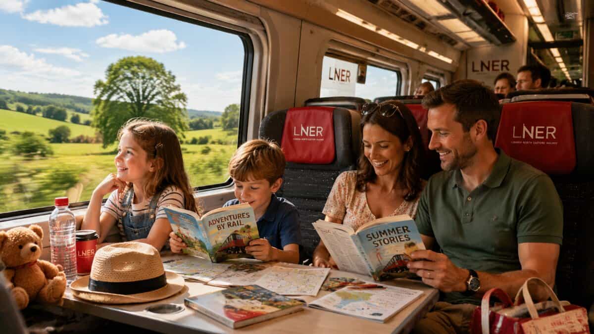 LNER Unveils Exciting Summer Reading Campaign for Families with Sara Pascoe