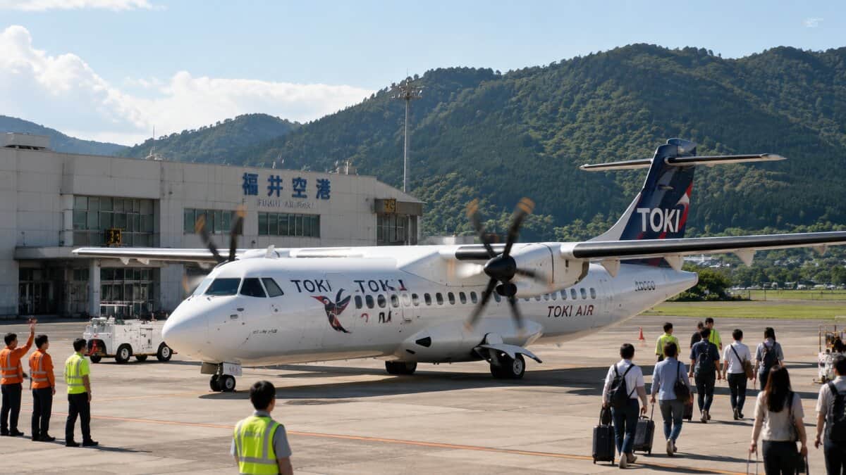 Toki Air Revives Niigata-Fukui Charter Flights After 17 Years