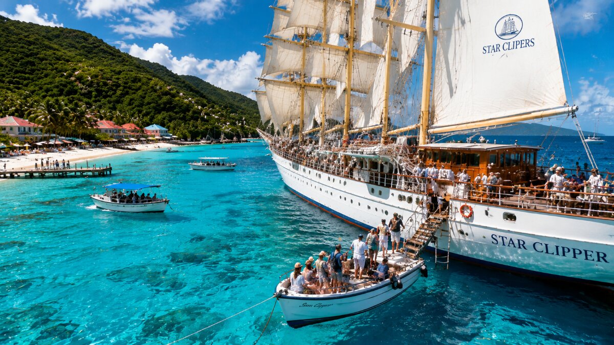 Explore the Caribbean and Central America in Luxury: Free Shore Excursions from Star Clippers for 2028 Cruises