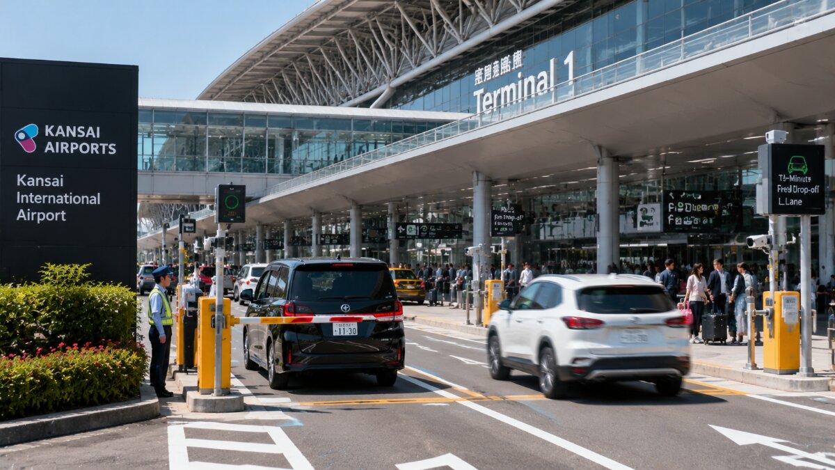 Kansai Airport Launches 10-Minute Free Drop-Off Initiative to Alleviate Long-Term Parking Issues