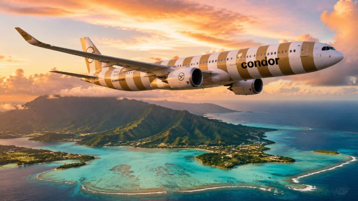 Condor Announces Exclusive Charter Flight to Tahiti from Frankfurt with a Stopover in Cancún in 2027