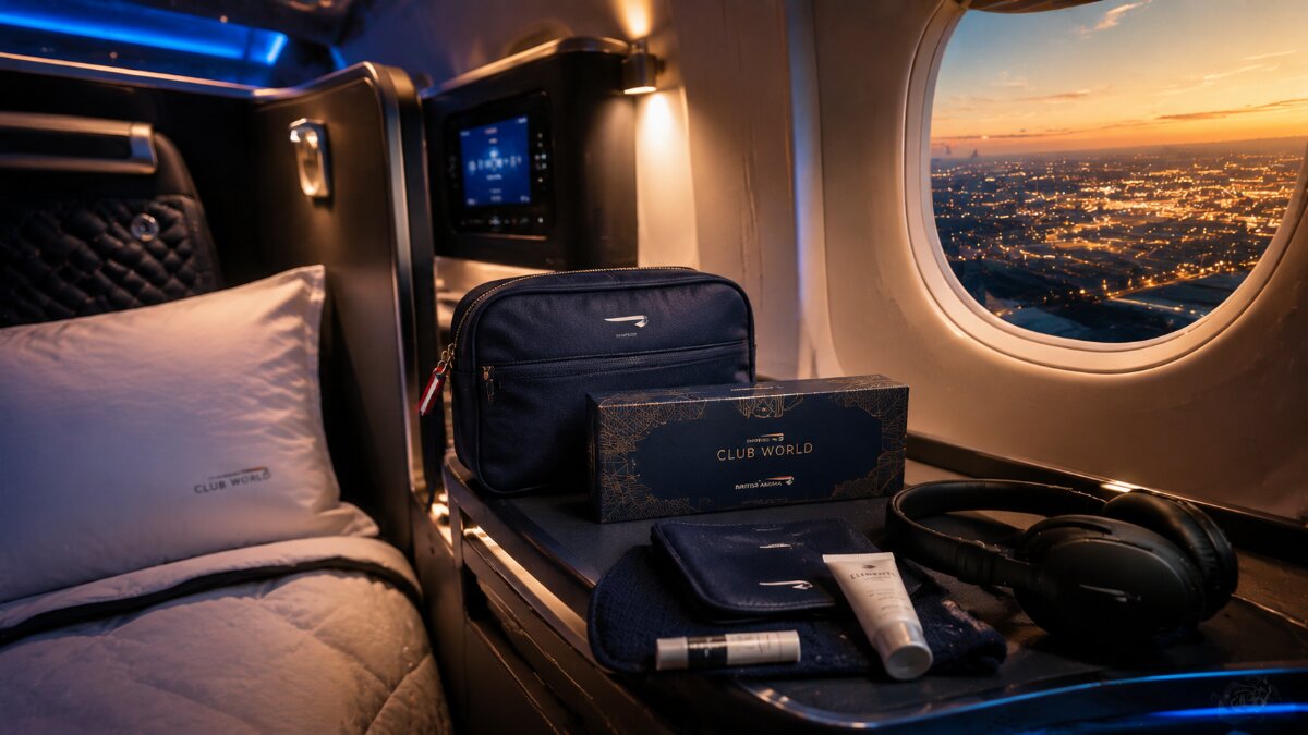 British Airways Launches Stylish New Amenity Kits for Club World Passengers at Heathrow