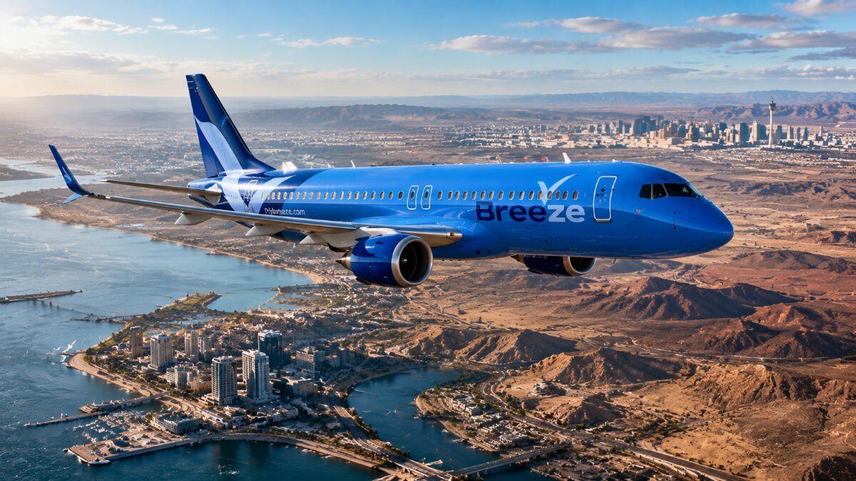 Explore Nonstop Adventure: Breeze Airways Launches Tampa to Las Vegas Flights
