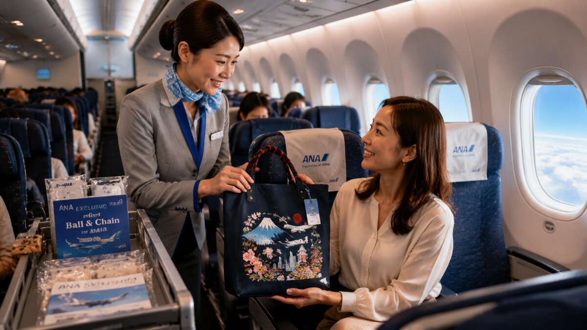 Discover ANA’s Unique Ball and Chain Collaboration Bag for Travelers
