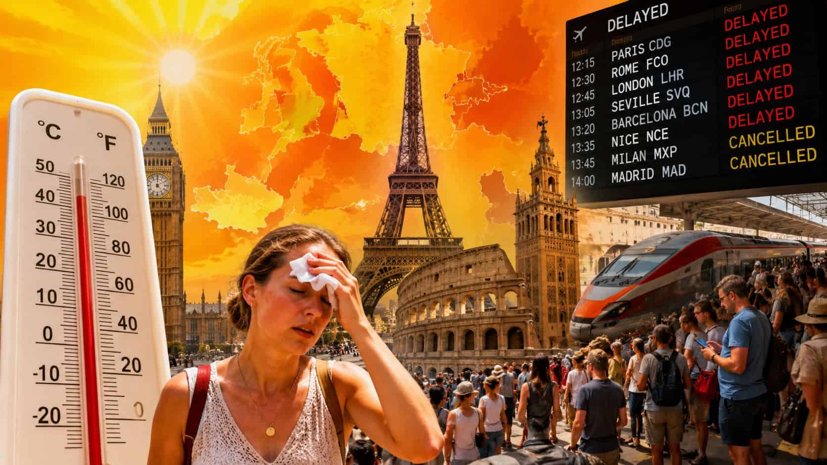 Travel Advisory: Spain and Europe Face Major Disruptions Due to Severe Heatwave This Summer
