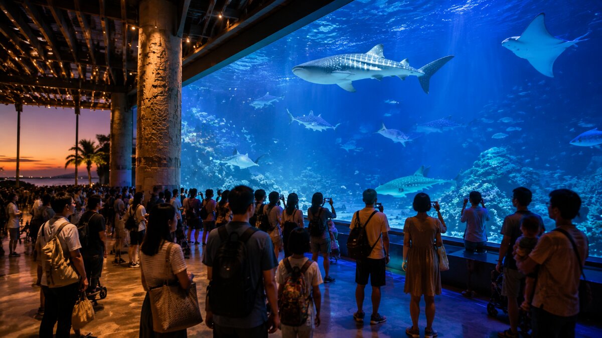 Explore Okinawa Churaumi Aquarium Now Open Late With Special Night Events