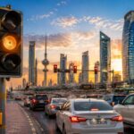 Kuwait Enhances Road Safety with Flashing Traffic Lights at Key Intersections