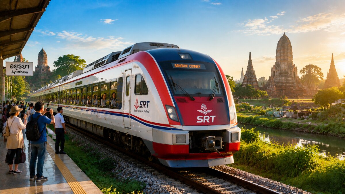 Explore Ayutthaya: Thailand’s New SRT Bangkok Connex Train Launching Affordable Travel from 30 Baht