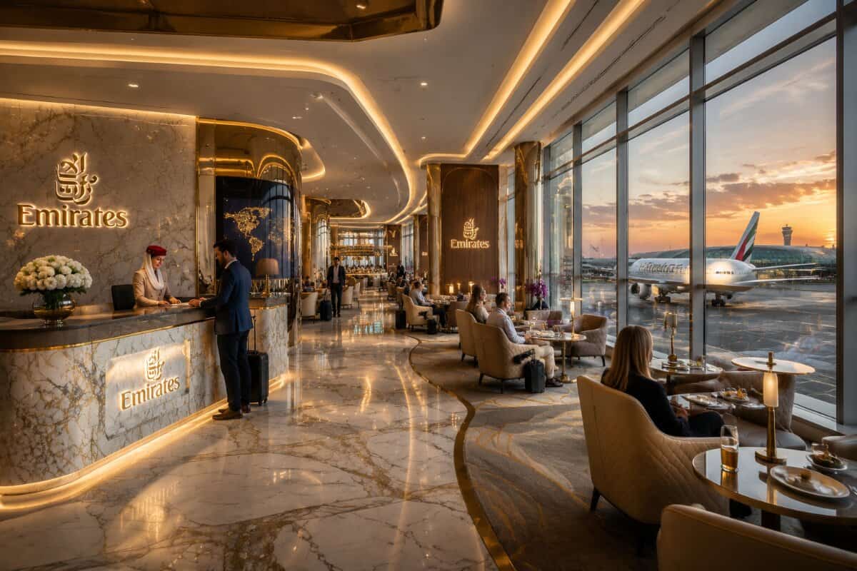 Emirates Launches Elegant Premium Lounge Upgrade at Airports Worldwide