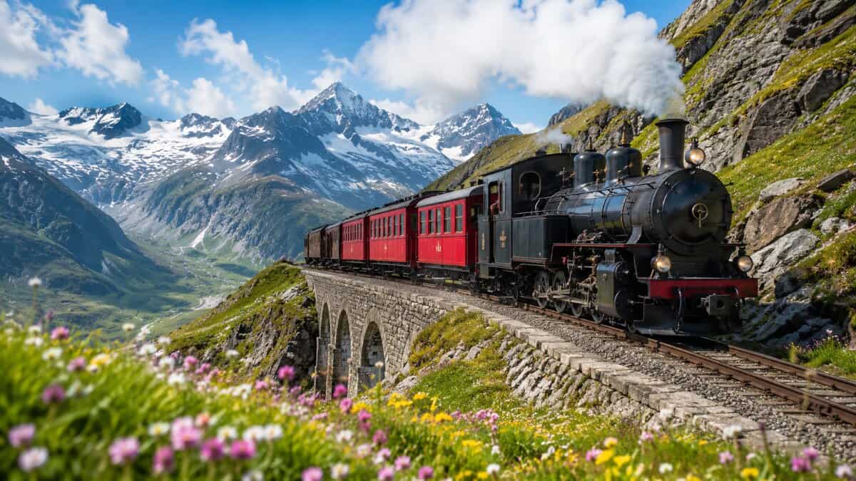 Celebrating a Century of Scenic Journeys: The Furka Steam Railway