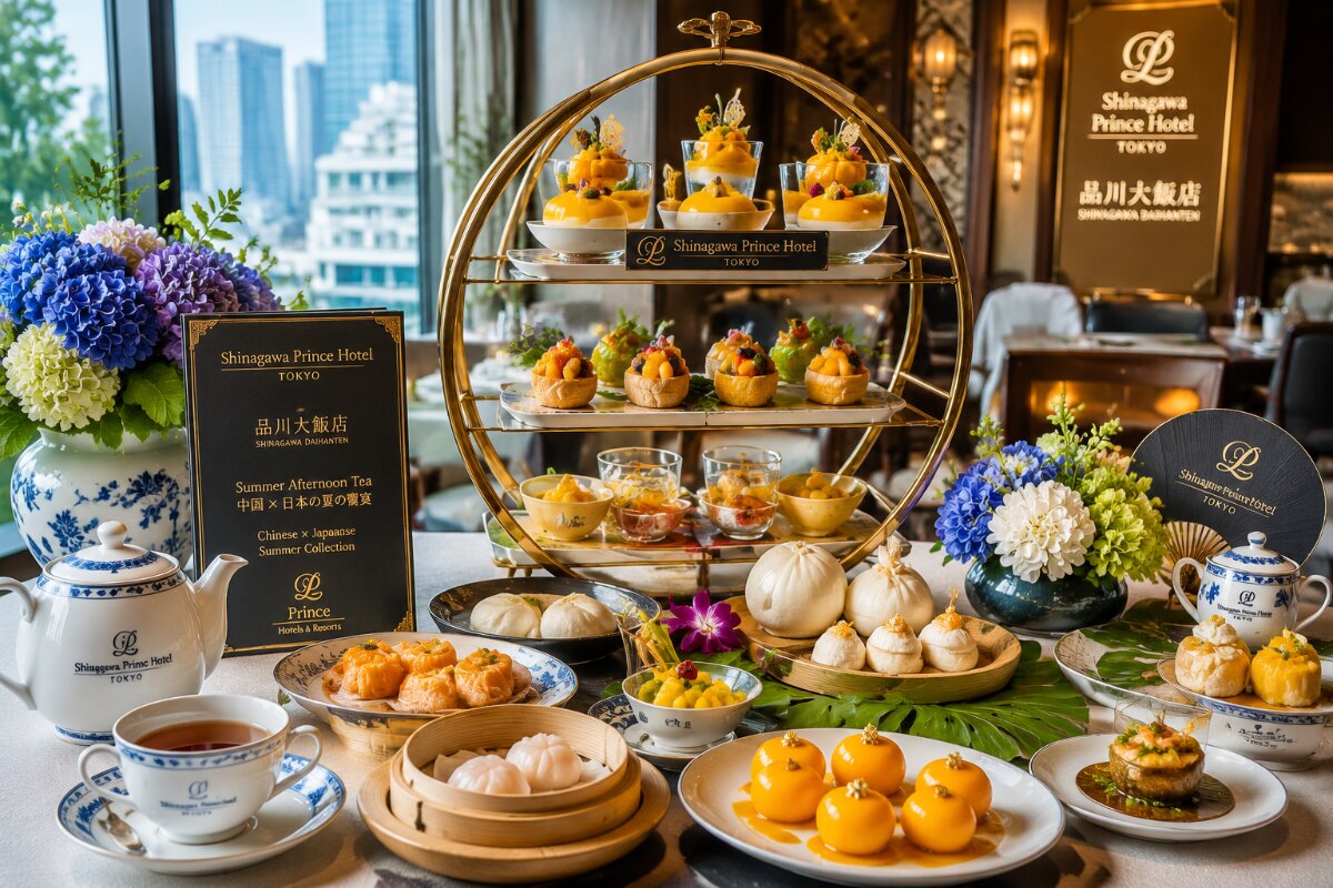 Experience the Summer Afternoon Tea at Shinagawa Prince Hotel: A Fusion of Chinese Cuisine and Seasonal Fruits