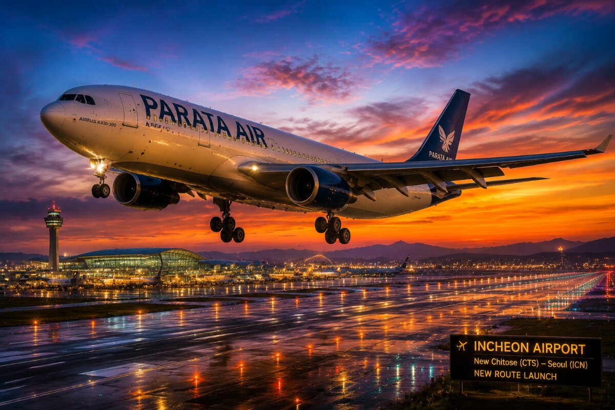 Parata Air Unveils New Sapporo–Seoul Incheon Route with Airbus A330-200