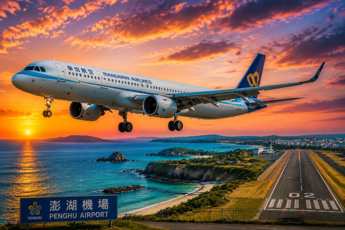 Mandarin Airlines Unveils Enhanced Taichung–Penghu Route with Modern A321neo Aircraft