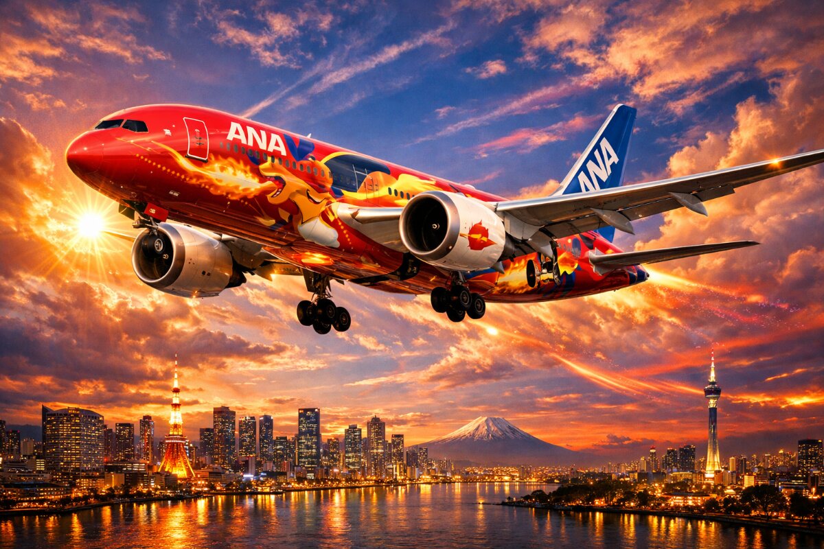 ANA Unveils Pokémon Jet Red Aircraft to Celebrate 30 Years of Pokémon