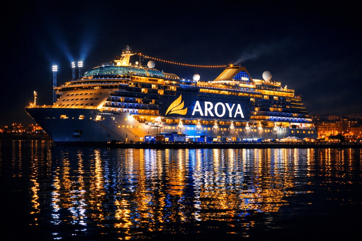 Aroya Cruise Ship to Serve as Floating Hotel for 2026 Mediterranean Games in Taranto