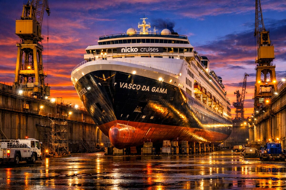 Nicko Cruises Postpones Vasco da Gama Sailings as Maintenance Extends