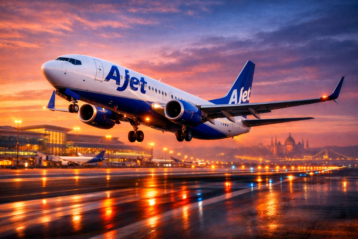 AJet Strengthens Travel Links with New Ankara–Budapest Route