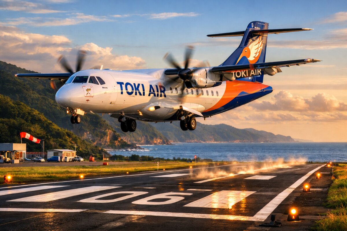 Toki Air Launches Historic Flight to Sado Airport with ATR 42-600 on One of the World’s Shortest Runways