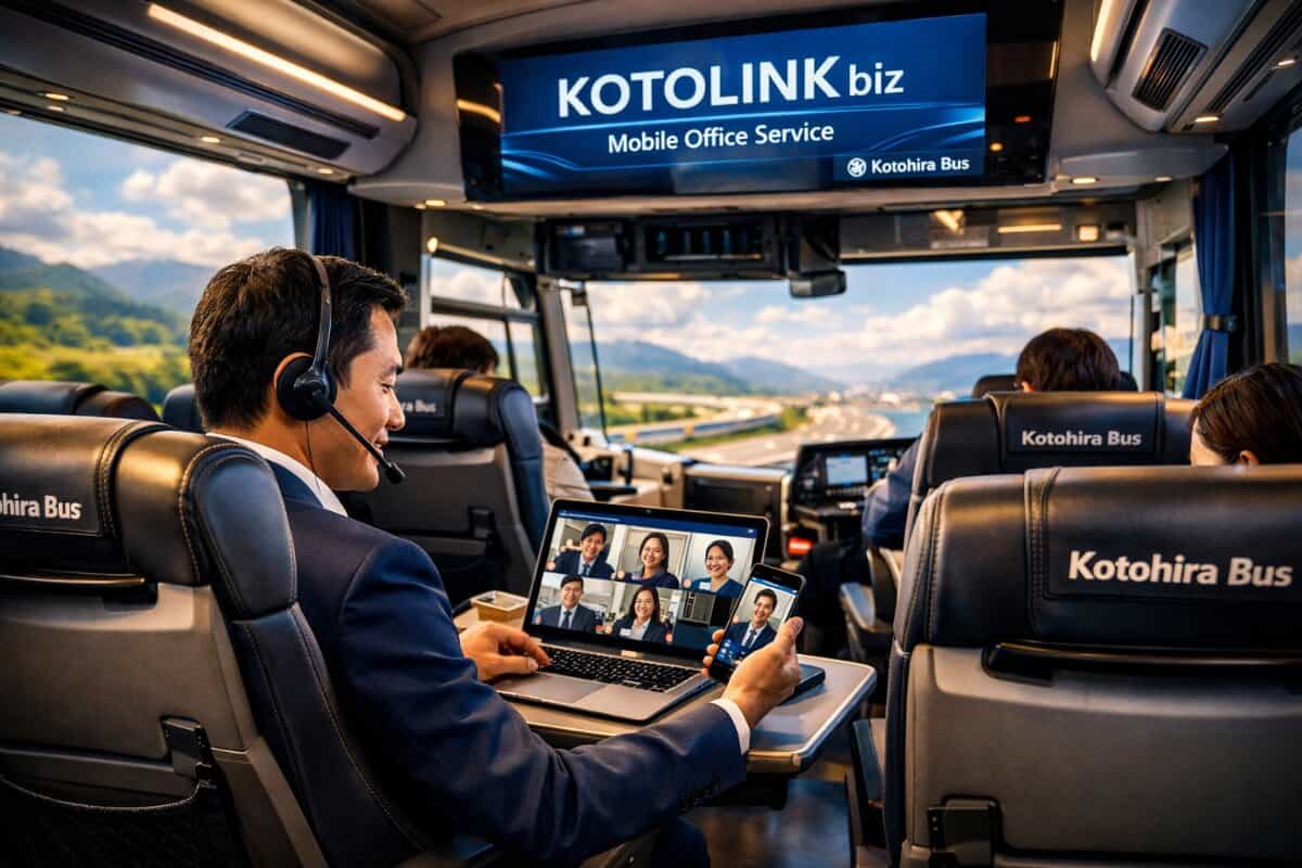 Kotohira Bus Launches KOTOLINK biz Service for Enhanced Travel Productivity