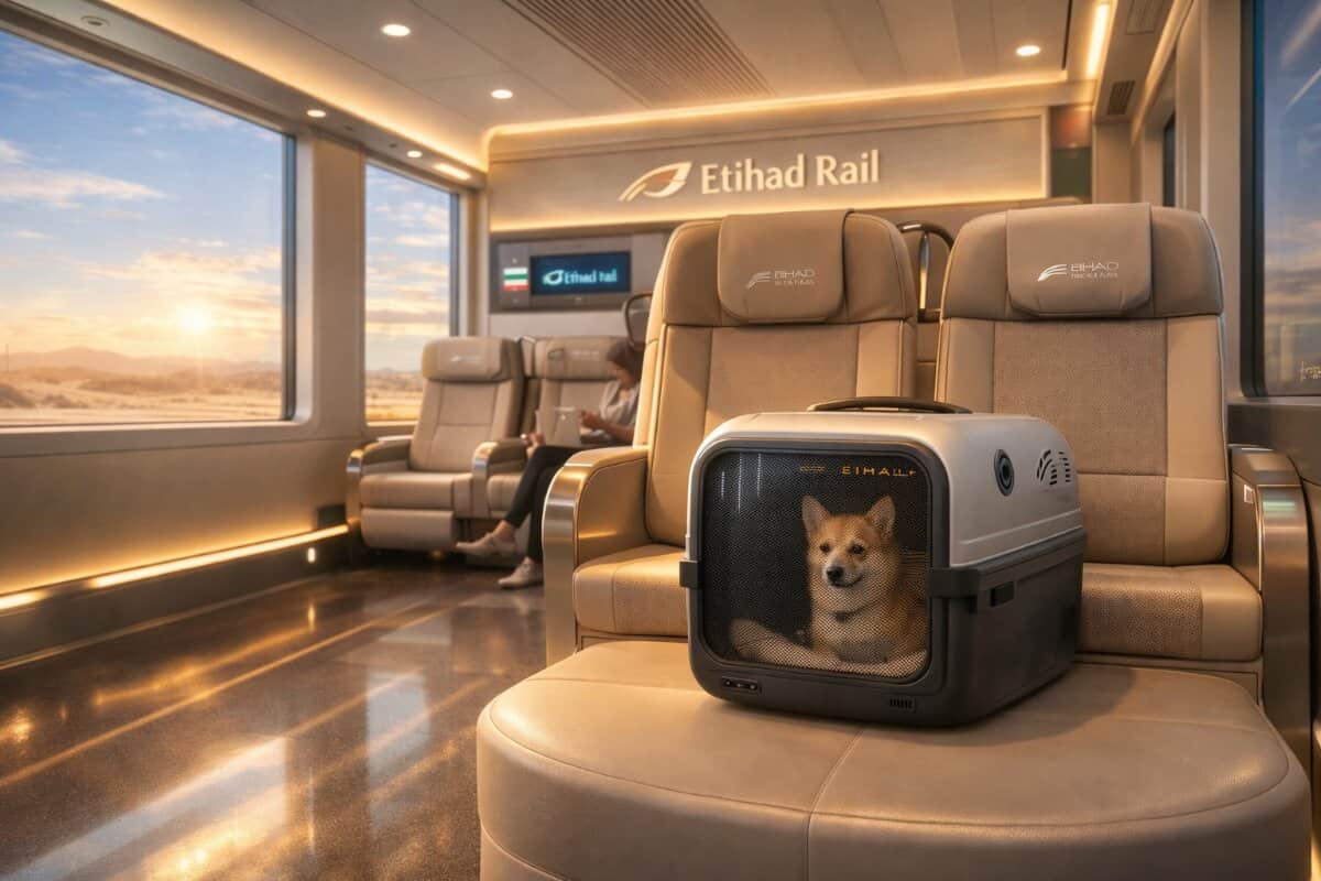 Etihad Rail Welcomes Pets Onboard: New Guidelines Enhance Travel for Pet Owners in the UAE