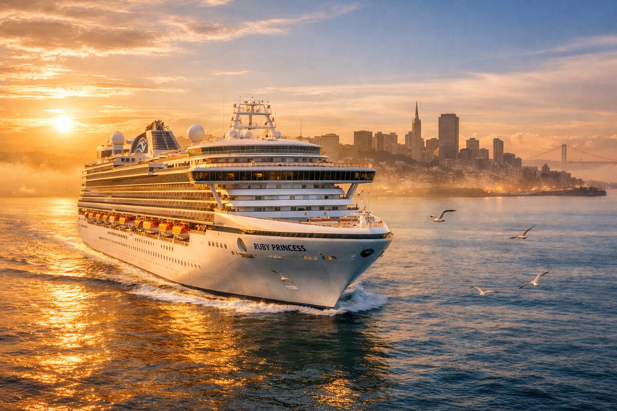 Ruby Princess Makes Grand Return to San Francisco After 20-Night Alaska and Canada Adventure