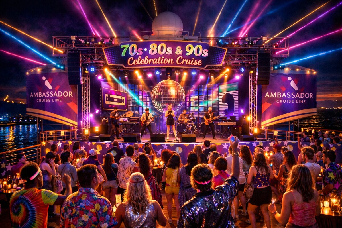 Cruise Back in Time: Ambassador Launches 70s, 80s, and 90s Celebration Voyage