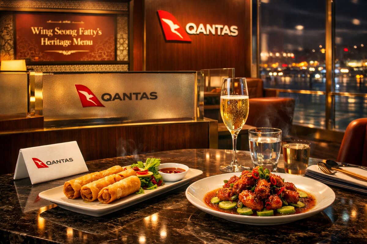Qantas Brings Singapore’s Culinary Excellence to Changi Lounges with Wing Seong Fatty’s Dishes