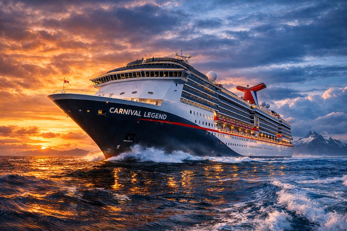 Carnival Legend Sets Sail on a Scenic 12-Night Voyage to Iceland and the Arctic from Dover