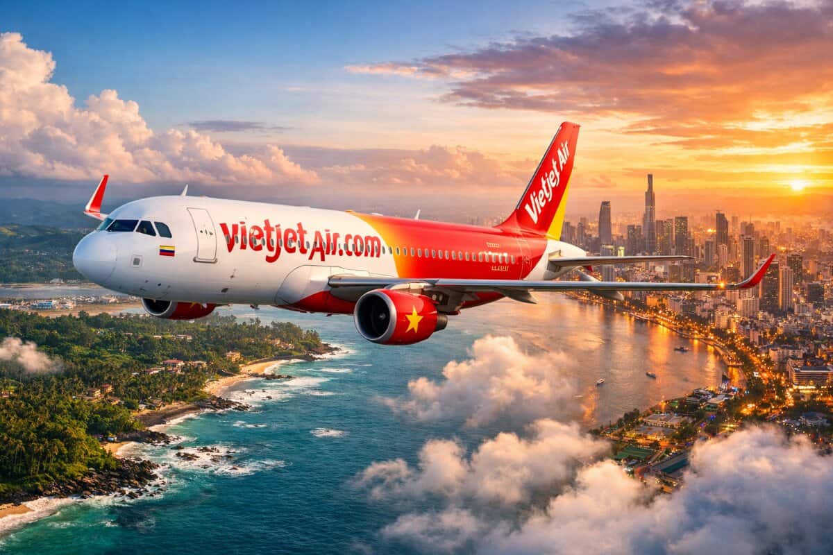 Vietjet Launches Direct Flights from Colombo to Ho Chi Minh City: A New Era in South Asian Travel