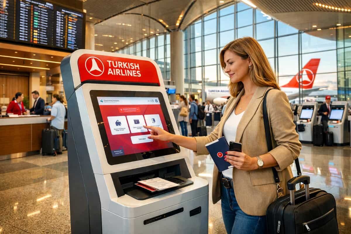 Enhancing Travel Efficiency: Turkish Airlines’ New Self-Service Check-In Technology
