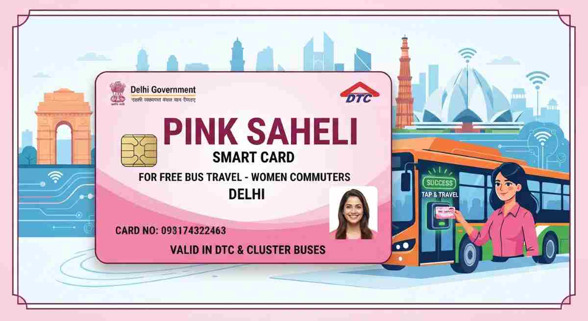 Essential Information About the New Pink Saheli Card for Women Bus Passengers in Delhi