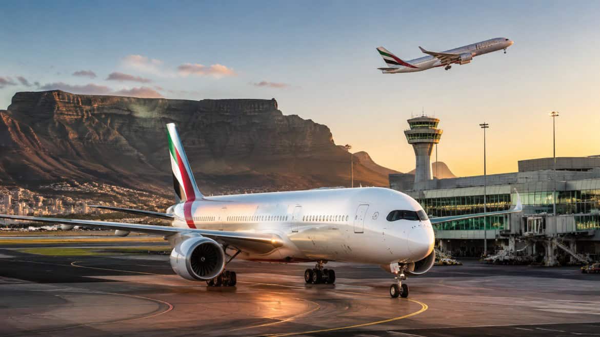 Cape Town Elevates Global Aviation Scene with Emirates’ Expanded Flights and A350 Introduction