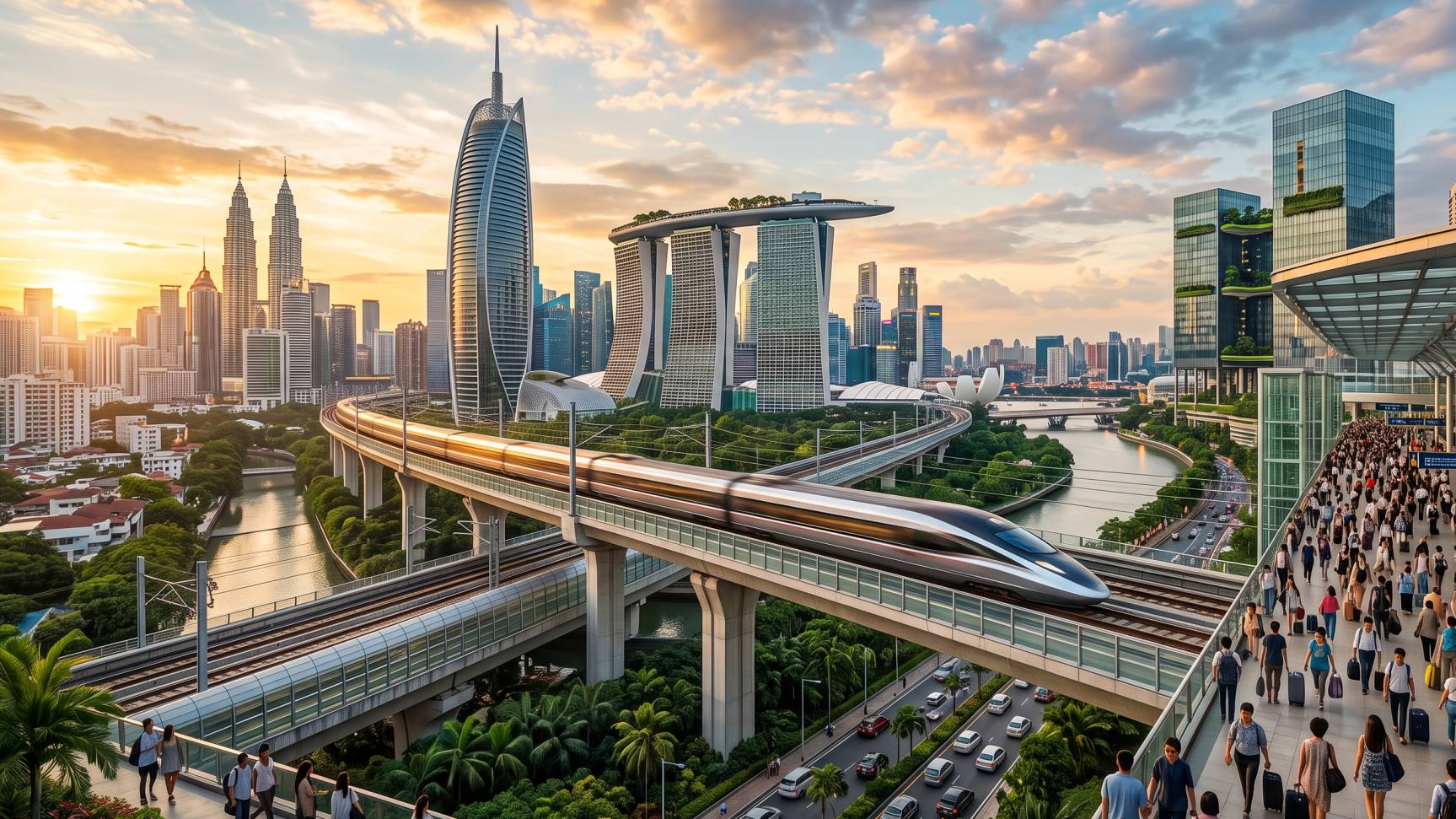 Southeast Asia’s High-Speed Rail Aspirations: Kuala Lumpur, Singapore, Bangkok, and Ho Chi Minh City at the Forefront