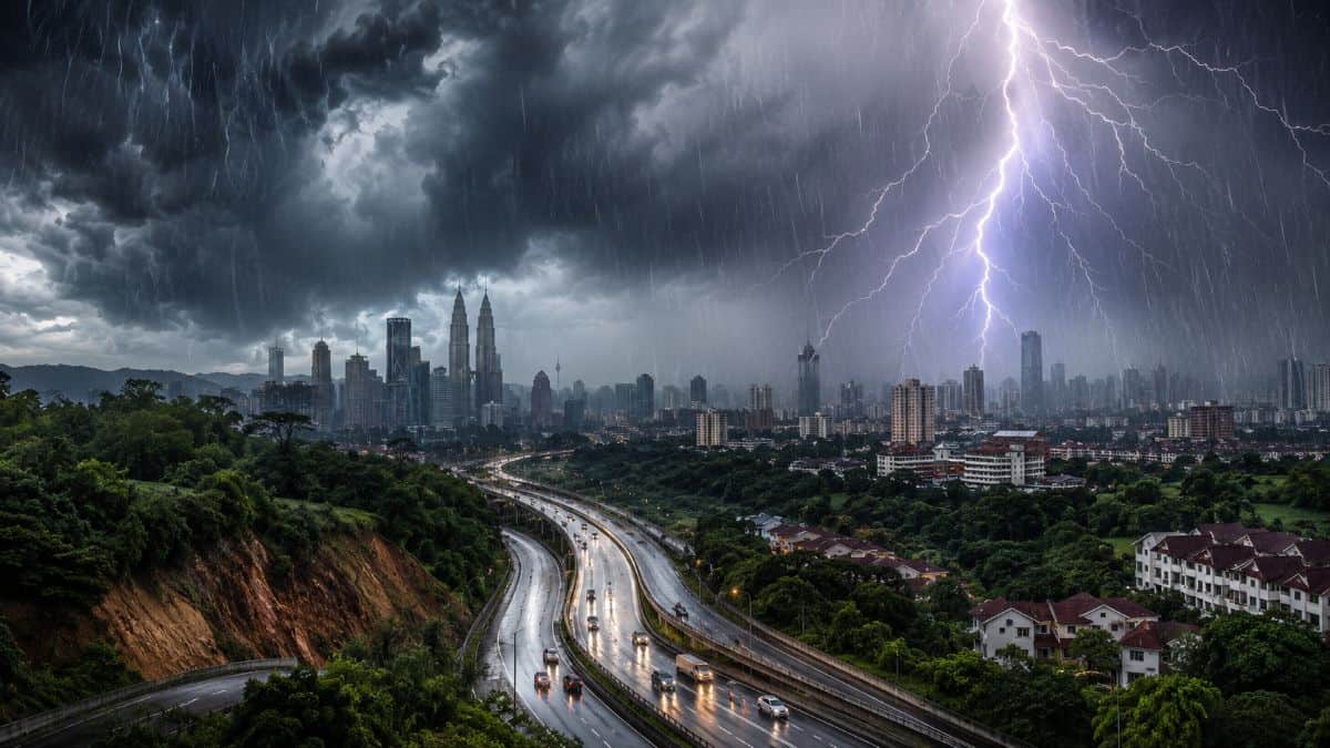 Weekend Travel Alert: Malaysia Warns of Thunderstorms and Heavy Rain Across Major Regions
