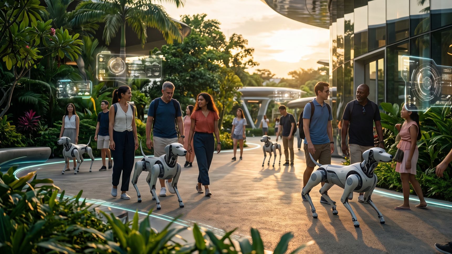 Experience the Future of Tourism in Singapore: AI Robodogs on Sentosa and Mandai