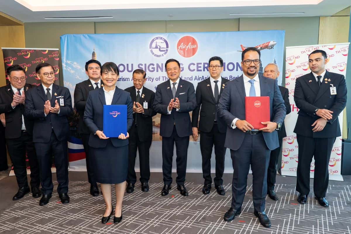 Thailand and AirAsia Forge New Tourism Partnership to Enhance Travel Connections and Visitor Experience