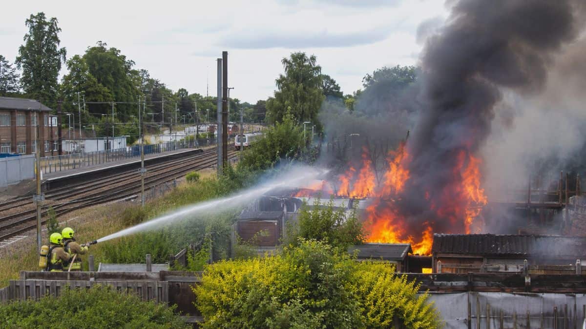 UK Travel Alert: Fire Incident Disrupts Services at Stowmarket Railway Station