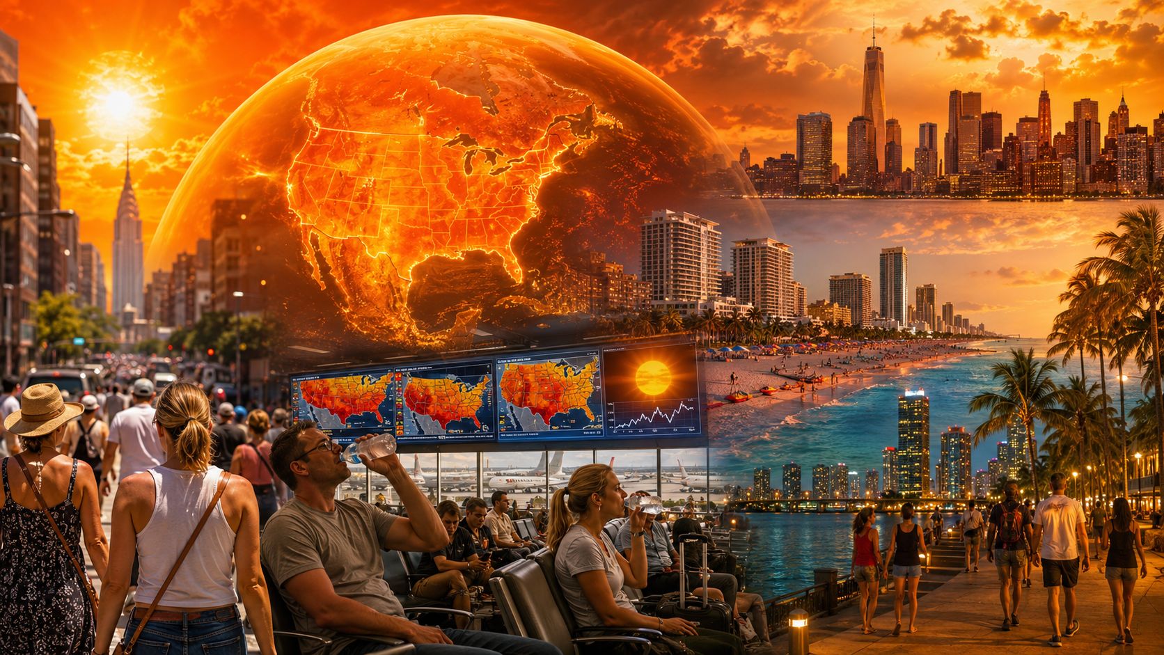 Sweltering Overnight Heat Grips the US: A Travel Safety Advisory for Summer Vacationers