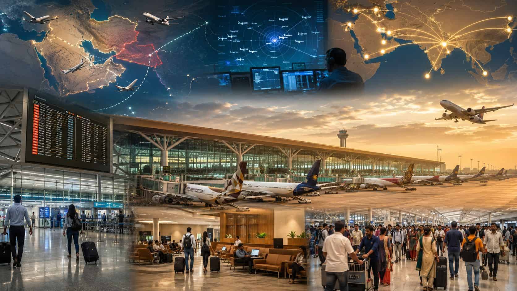 Impact of West Asia Turmoil on Ahmedabad Airport: International Flights Decline While Domestic Travel Thrives