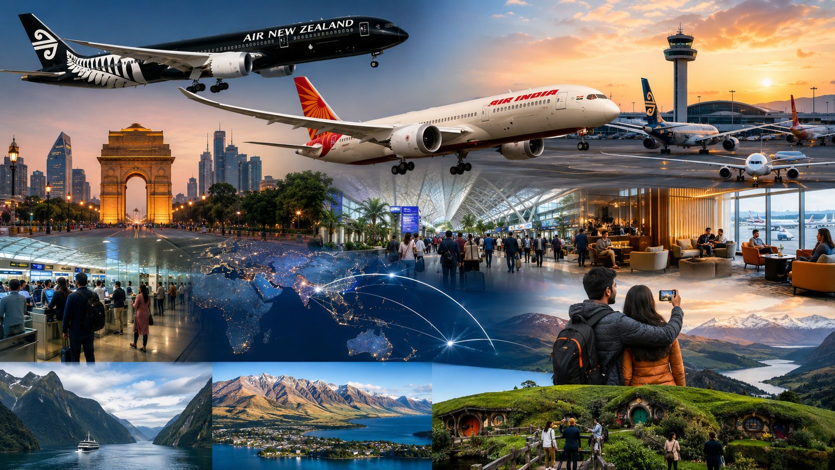 Air New Zealand Strengthens Links with India and Singapore: A Game Changer for Long-Distance Travellers