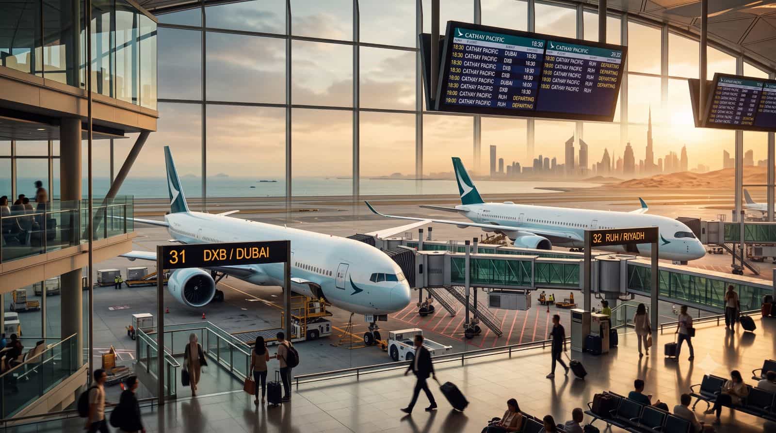 Cathay Pacific Revives Hong Kong’s Routes to Dubai and Riyadh, Elevating Middle East Connectivity