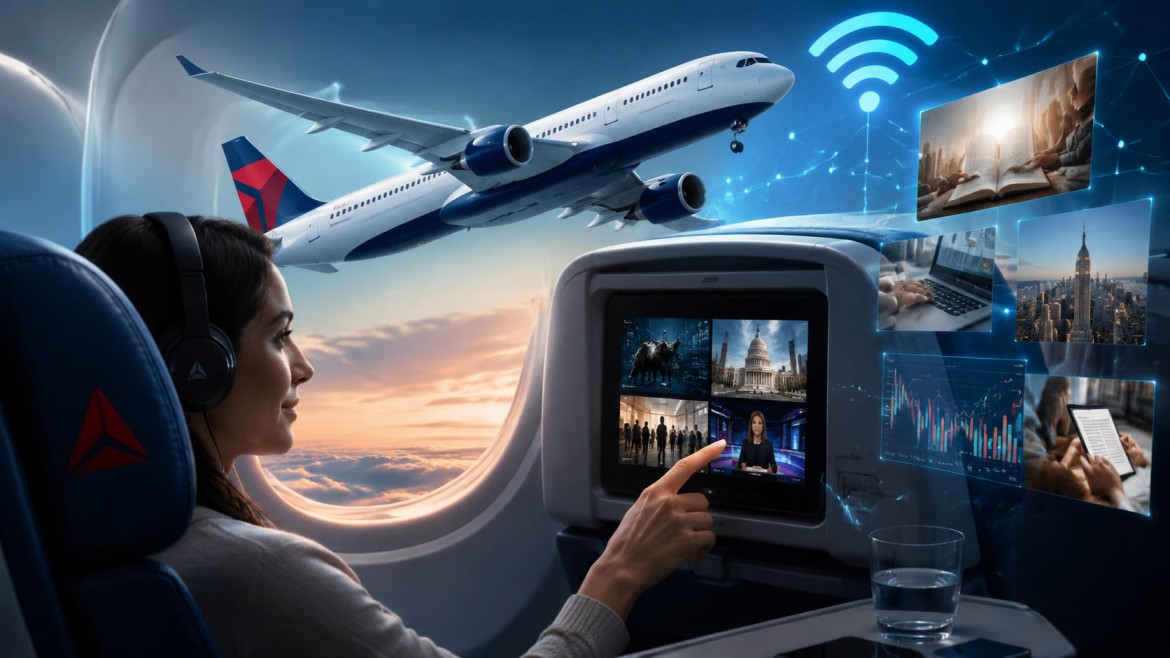 Delta Air Lines Enhances Travel Experience with Free Access to WSJ and NYT