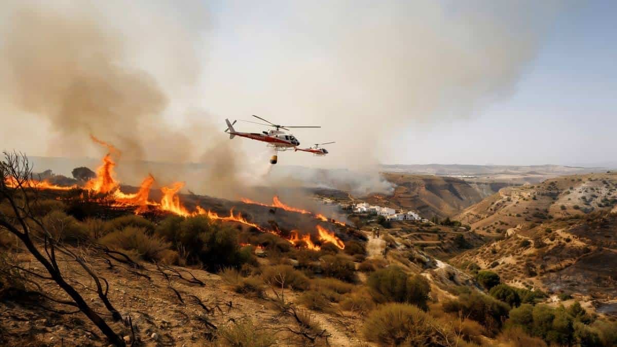 Almería Wildfire Crisis Disrupts Tourism in Andalusia, Intensifying Summer Challenges