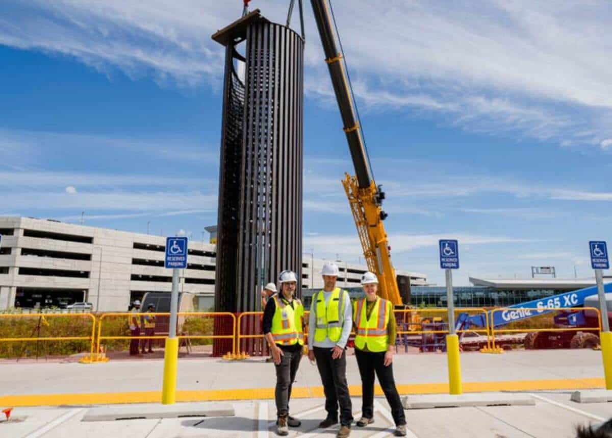Pittsburgh International Airport Celebrates Artistic Transformation with Patrick Marold’s Open Columns