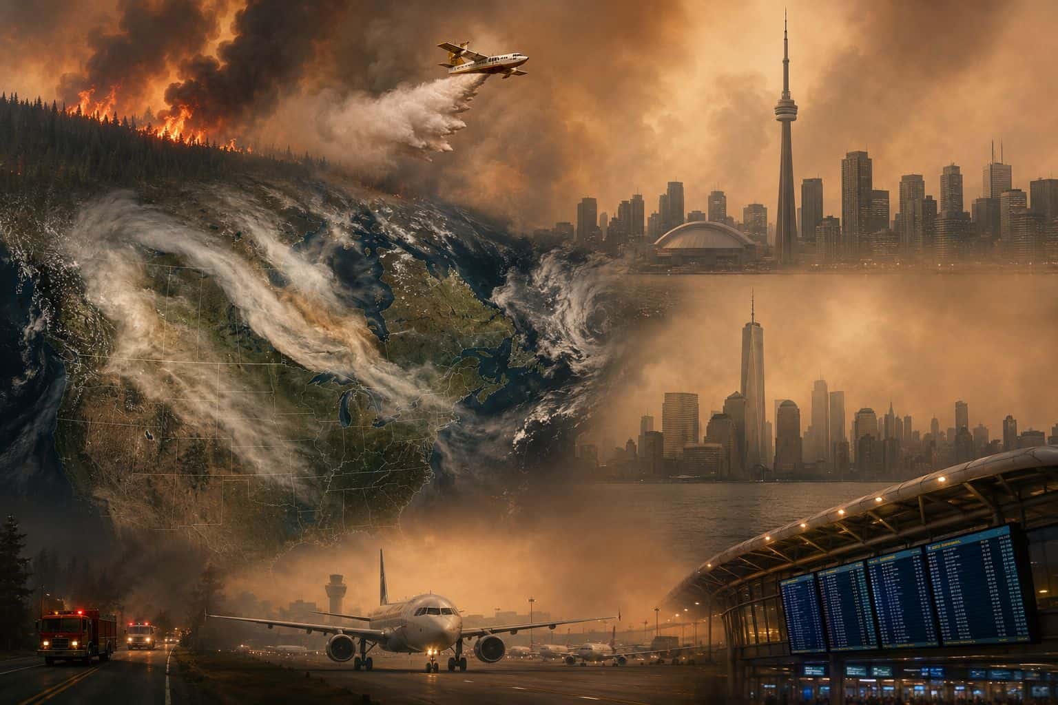 Navigating Canadian Wildfire Smoke: Essential Insights for Travellers to Toronto, New York, and Chicago